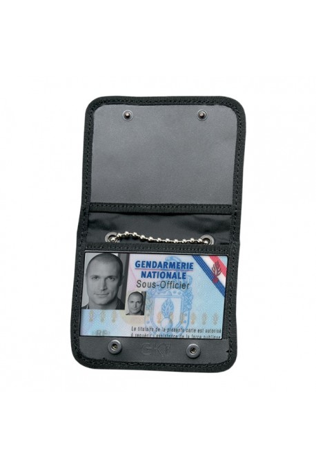Porte carte police tour de cou pour insigne Police Nationale - www